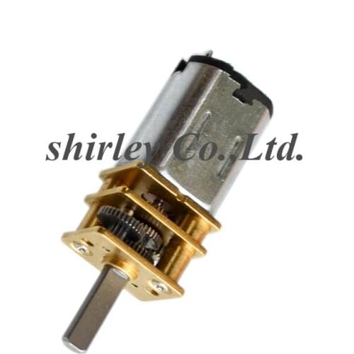 1pc GA12-N20 DC3V 6V 9V 12V 50-2000RPM Speed Reduction Gear Motor with Metal Gearbox Mini Electric Reduction Motor