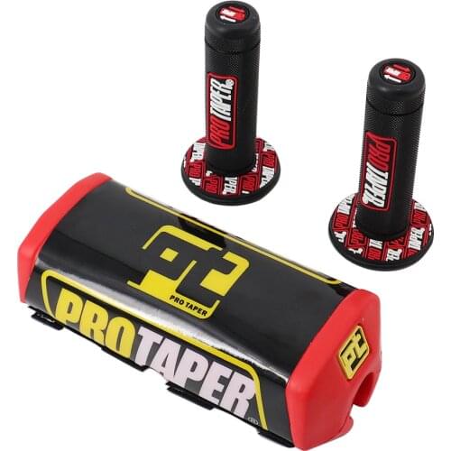 Handle Grips with Pro Taper Handlebar Pad Fat Bar Chest Protector Cross Fit 1-1/8 handle bar motorcycle Dirt bike pit bike