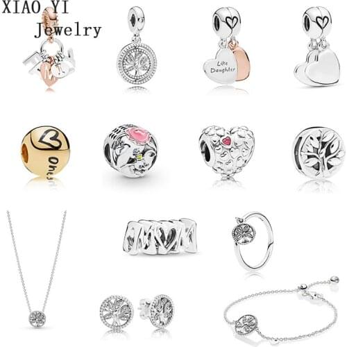 XIAOYI S925 Mothers Day tree of Life ring earrings super beautiful high quality for gifts for girlfriends the best gift