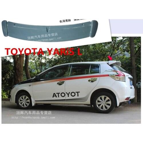 Spoiler For TOYOTA YARiS L 2014 2015 2016 2017 2018 High Quality Rear Wing Spoilers Trunk Lid Diffuser