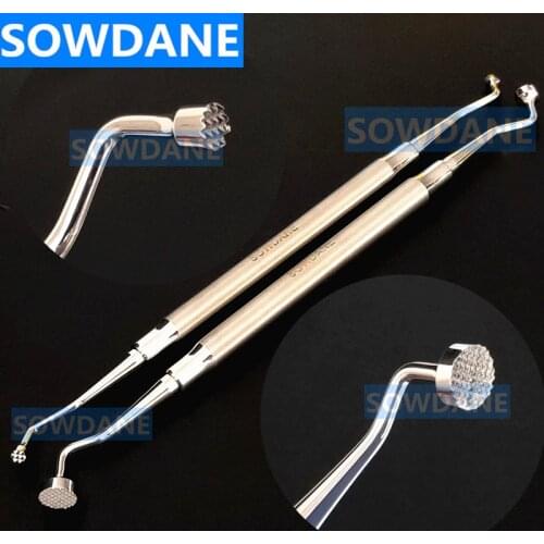 Dental Bone Compactor Implant Bone Grafting Packer Surgical Instrument Serrated Tip Bone Plugger filling tool Autoclavable