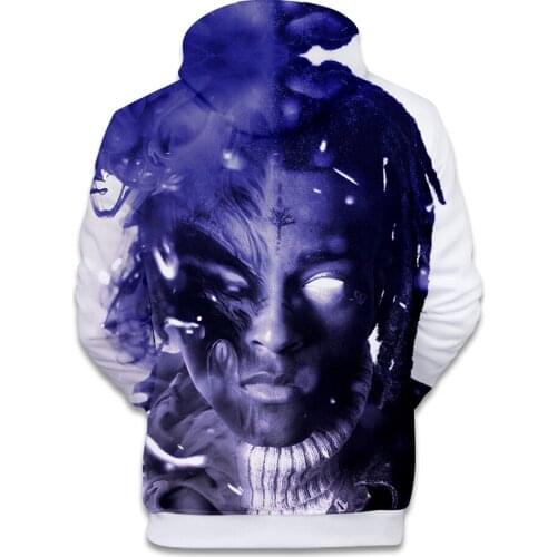 Loose 2019 Hot Raper Xxxtentacion 3D Print Hoodies Mannen/vrouwen Mode Hip Hop 3D Xxxtentacion mannen Truien Novelty Loose