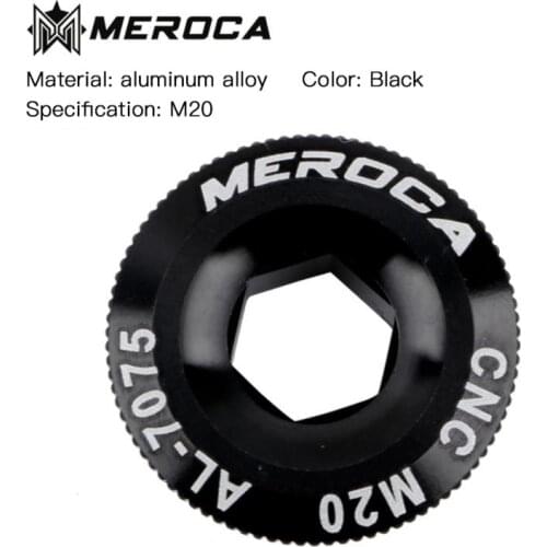 Bicycle Crank Cover Screw Cap M18 M19 M20 MTB Crankset Plate Crank Cover Aluminum BMX Road Bike Crank Fitting 9 Colors