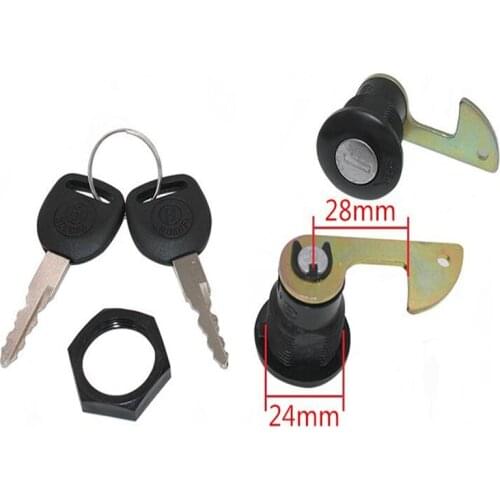 1set Electric Car Scooter Tail Box Lock Trunk Lock Accessories Motorcycle Rear Locks