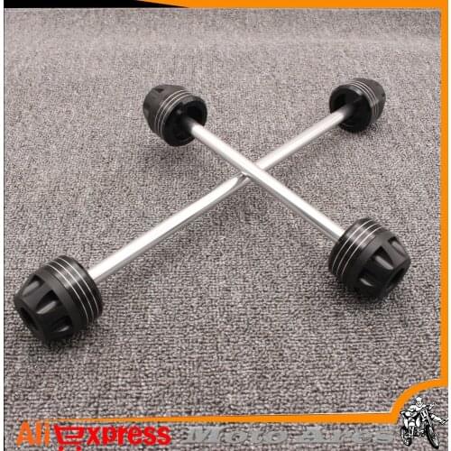 For Aprilia RSV 4R RSV4 2009-2014 10 11 12 13 Motorcycle Rear Front Axle Fork Crash Sliders Wheel Protector Falling Protection