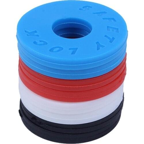 Strap Locks (4 Pair) - 2 Red, 2 Blue, 2 Black, 2 White