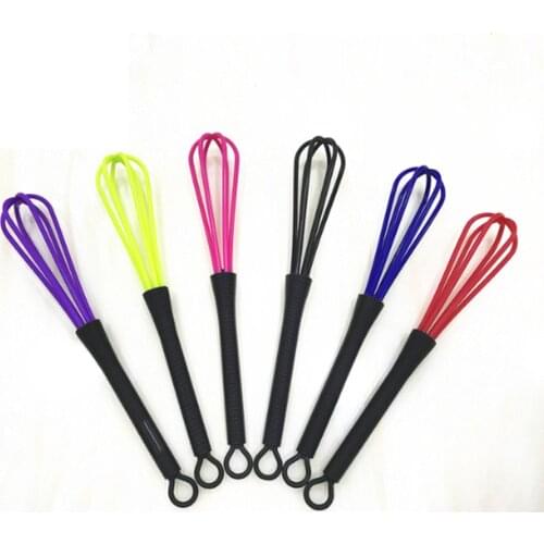 1PC Pro Salon Hairdressing Dye Cream Whisk Plastic Hair Mixer Barber Stirrer Hair Care Styling Tools Blender Random Color