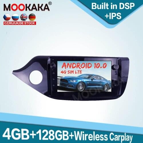 128GB Carplay Android 10.0 Car Multimedia Player for KIA CEED 2012-2016 Auto Radio GPS Navigation Audio Stereo Head Unit