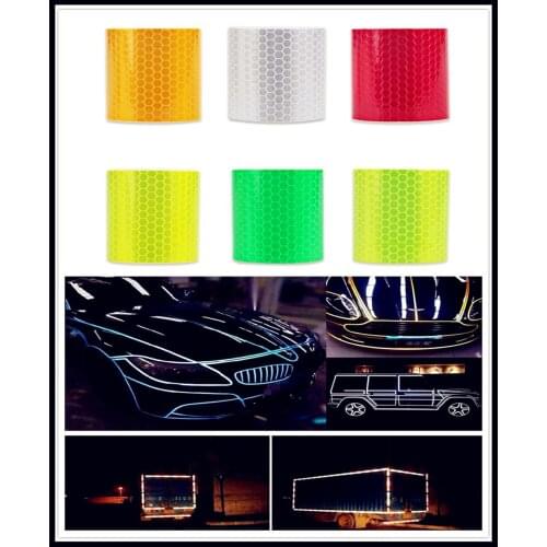 Car Accessories Reflective Adhesive Sticker Decal Warning Tape Film for Kia Forte Ceed Stonic Stinger Rio Picanto Niro