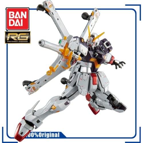 BANDAI Limit RG 1/144 Crossbone Gundam X1 Color Matching of Titanium Alloy Assembly Model Action Toy Figures Gifts for Children