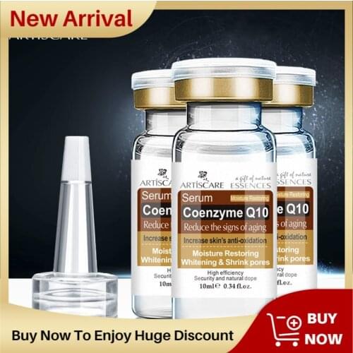 ARTISCARE Coenzyme Q10 Serum anti aging whitening and minimize pores essence tighten and flabby skin Best Skin Care cream 3Pcs