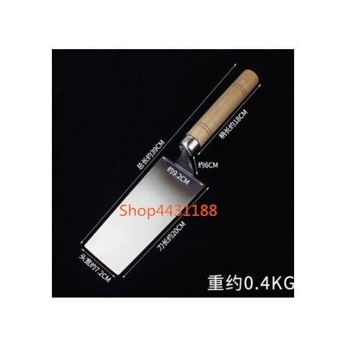 Whole 39cm ,Integrated molding Stainless steel blade with wooden handle 18cm plaster trowel construction spatula tool about0.4kg