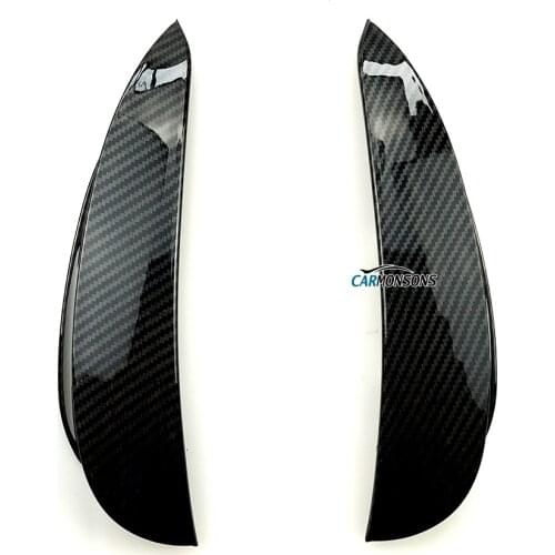 Carmonsons Bumper Stickers Trim Cover Fender for Mercedes Benz E Class W213 E200 E260 E300 E320 2016+ Accessories Car Styling