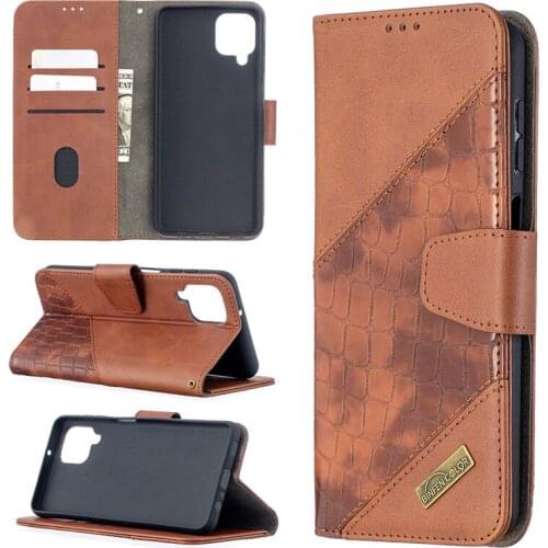 New Luxury Leather Magnetic Flip Case For Samsung Galaxy A12 Coque A 12 A125 SM-A125F 6.5 inch Wallet Phone Covers Cases Etui