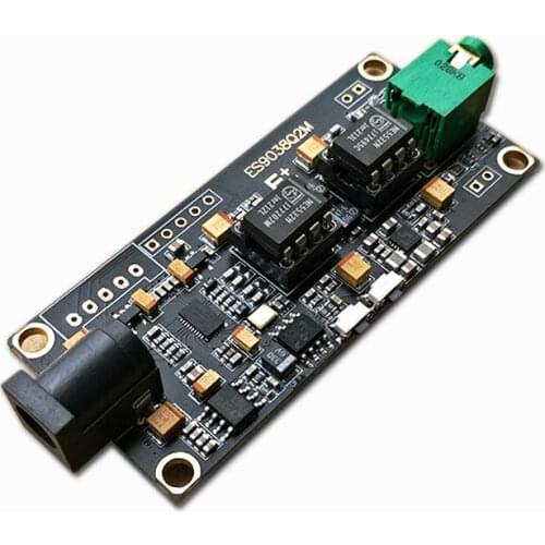 ES9038Q2M decoder board I2S input ES9038 asynchronous USB module can be used with Italian interface