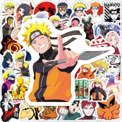 100PCS Anime BORUTO Stickes Cosplay Props Kakaxi Konan Hinata Obito Sakura Laptop Luggage Skateboard Kids Toys Cosplay Props