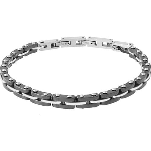 Runda 2020 Fashion Ceramic Bracelet for Men Stainless Steel Bracelts Jewellery