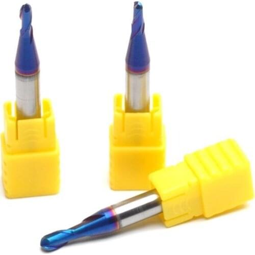 Coated alloy tungsten steel ball cutter r0.75 R1 r1.5 R2 r2.5