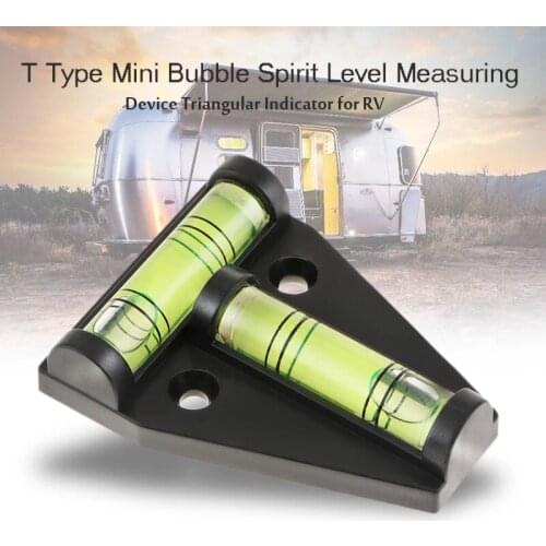T-Type Spirit Level 1PC Motorhome Truck Boat Console Table Bubble Shell Triangular Measurement Instrument Mini Spirit Level