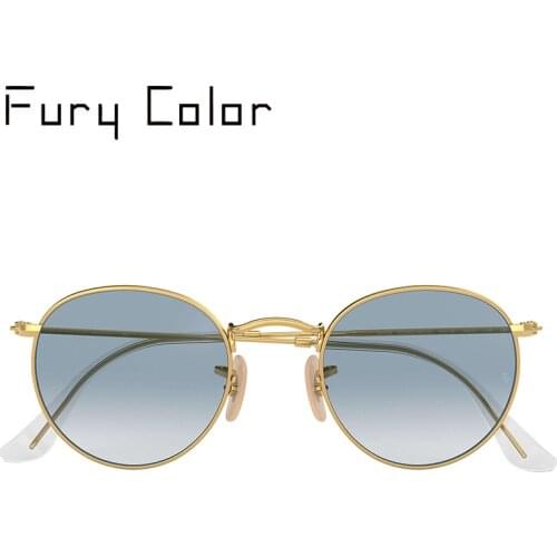 G15 Glass Lenses Retro Small Round Metal Black Frame MEN WOMEN Sunglasses Gothic Steampunk Sun Glasses Mens Womens FOR Male