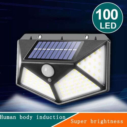 LED solar light rechargeable wall light sensor light outdoor garden light garden light garage light human body sensor light