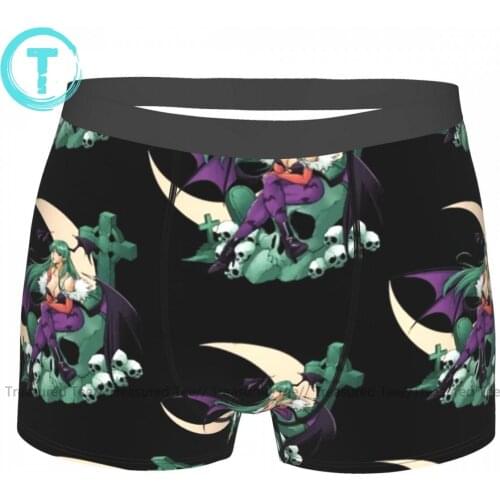Darkstalkers Underwear Boys Customs Funny Trunk Sublimation Hot Polyester Boxer Brief