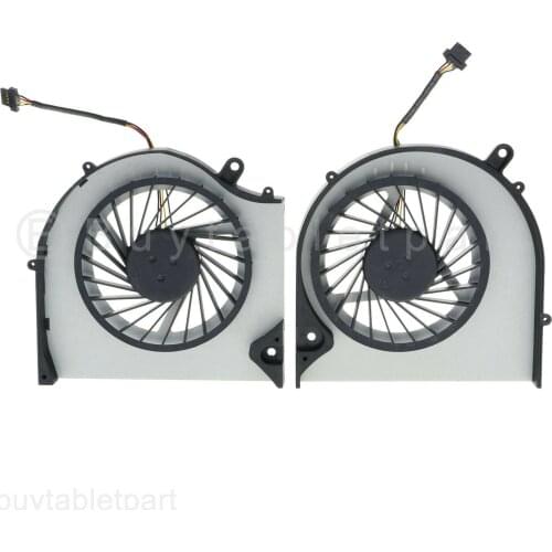 JIANGLUN NEW CPU+GPU Cooling Fan For EVGA SC15 Gaming Laptop PLB07010S05M