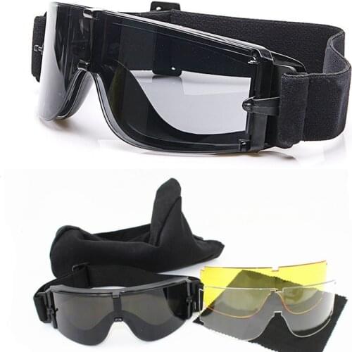 Military Airsoft X800 Tactical Goggles USMC Tactical Sunglasses Glasses Army Paintball Goggles