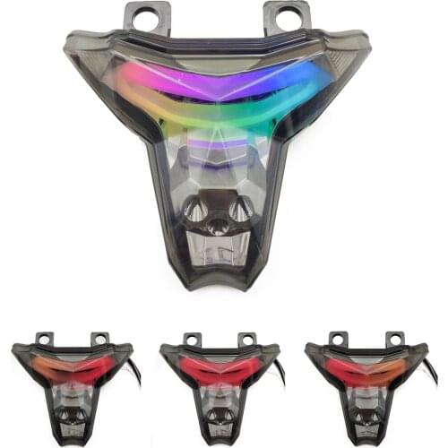 Motorcycle Rear Fender Edge LED Turn Signal Brake Stop Tail Light Fit For Kawasaki Z1000 Ninja250/z250/400
