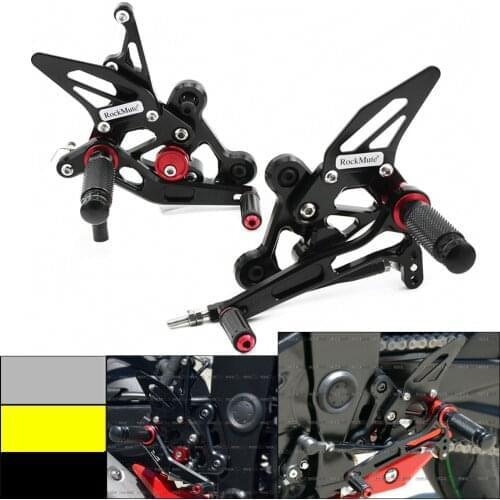 Rear Set Rearsets Foot Peg Rest Footpeg Brake Shift Lever Pedal For SUZUKI GSR750 GSR 750 11-16 2011 2012 2013 2014 2015 2016