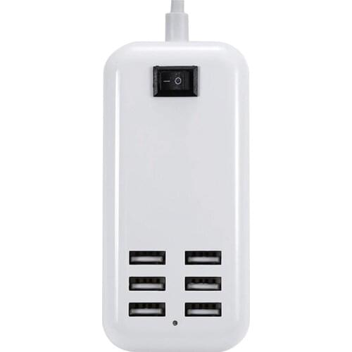 6-Ports Usb Charging Station Quick Charge USB Charger HUB Tablet Mobile Phone Charger Adapter Fast Charger