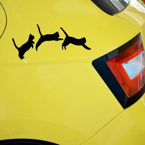 Aliauto Cute Action Cat Reflective Car Sticker Decal Accessories for GMC ACADIA CANYON SAVANA SIERRA TERRAIN YUKON Chevrolet