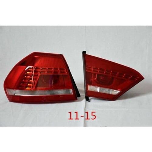 Eosuns Car Accessories Led Warning Light + Brake Light + Turn Signal Rear Bumper Light Reflector for Volkswagen Passat 2011-2018