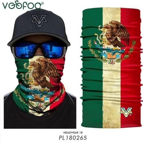 Wholesale Sunscreen Scarf Hunting bandanas For 2018 New arrival National Flag Bicycle Head bandana neck cover men women