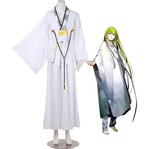 Fate Grand Order FGO Enkidu Kimono Cosplay Costume Full Set Custom Made Any Size