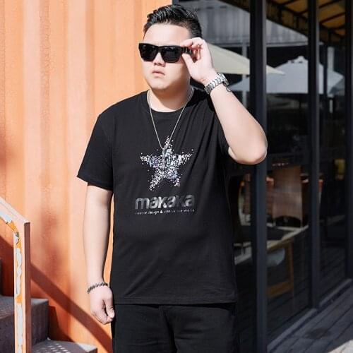 Plus Size Men T-Shirts Short Sleeve Summer Big Tees Cotton 8XL 10XL 12XL Home Tshirt 54 56 58 60 62 64 66 68 Navy Tops