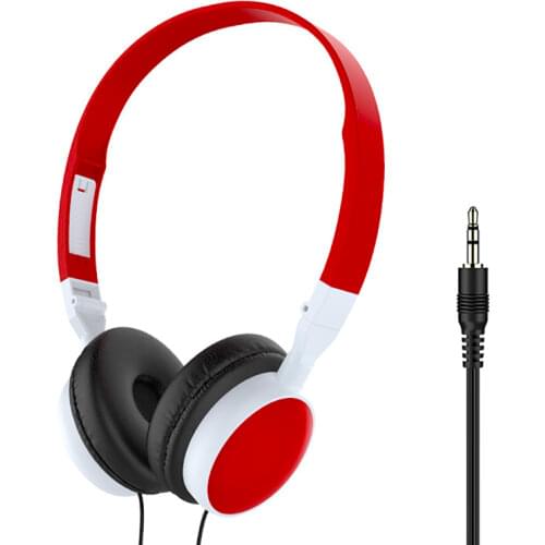 Headset Cable Bass Game Headset Stereo Music Headset 3.5mm Adjustable Flexible Headset Headphone The Wired Headset Line Type 32