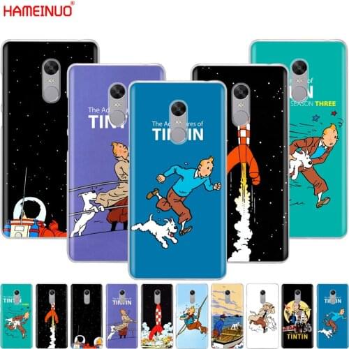 HAMEINUO The Adventures of Tintin Cover phone Case for Xiaomi redmi 5 4 1 1s 2 3 3s pro PLUS redmi note 4 4X 4A 5A