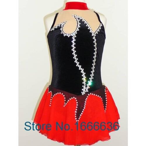 Custom Girls Figure Skating Dresses New Brand Vogue Figure Skating Competition Dress Kids DR3266