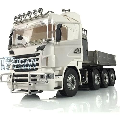 1/14 LESU Metal 6*6 Chassis Bumper Hopper Motor Hercul Sca Tractor Truck THZH1016-SMT3