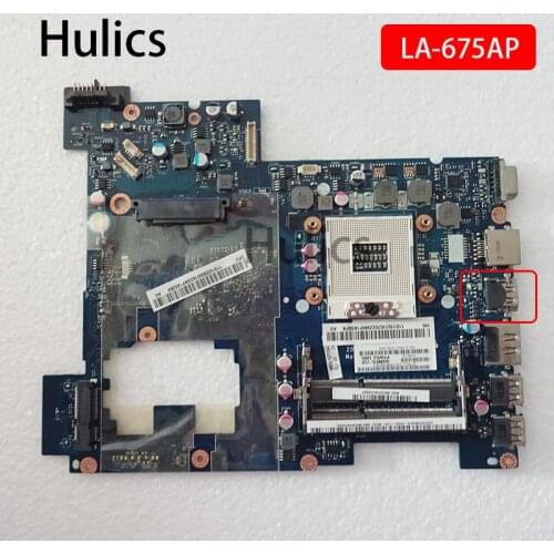 Hulics Original LA-675AP motherboard For Lenovo G570 laptop motherboard LA 675AP REV1.0 DDR3 mainboard