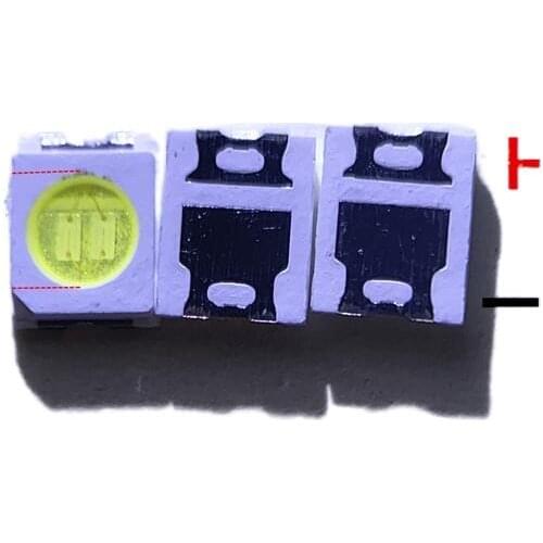 MUXIN 100pcs FOR LED TV Backlight High Power LED 1W 3V 1210 3528 2835 0.6mm Cool White Small Cup Noodle 2.1mm