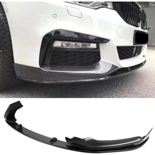 P-er Style Carbon fiebr Front Lip Spoiler Splitter Fit For BMW G30 5-Series