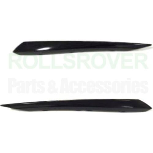 ROLLLSROVER Pair of Black Front Bumper Fog Lamp Molding Trim For Jaguar XF 2009-2011 Car Styling OEM C2Z3848 C2Z3847