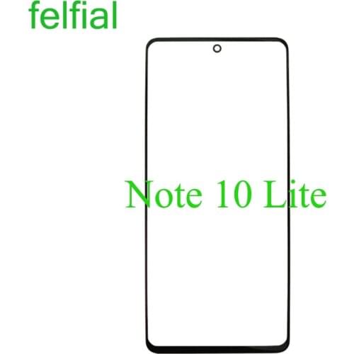 For Samsung Galaxy Note 10 Lite N770 N770F Front Glass Touch Screen Note 10 Lite LCD Glass Panel Replacement