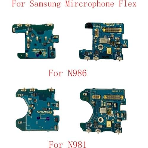 Mircrophone Board Flex Cable For Samsung Note 20 5G N981B Note20 Ultra 5G N986B N986U Mircrophone Flex Cable Replacement Parts