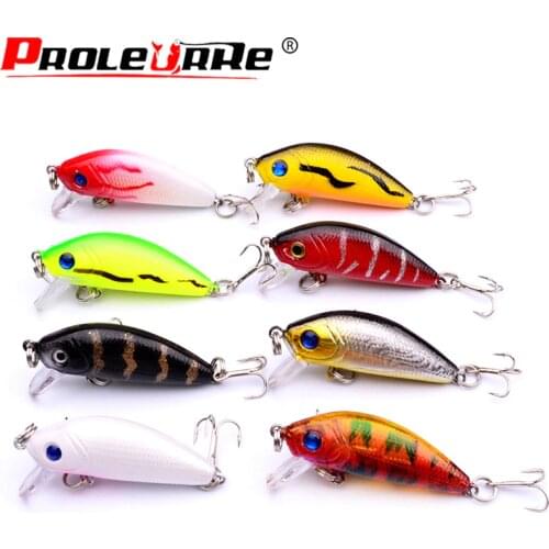 Proleurre 4.5cm 3.5g Minnow Fishing Lure Floating Fishing Wobbler Artificial Hard Bait Crankbait Japan Fishing Tackle Pesca
