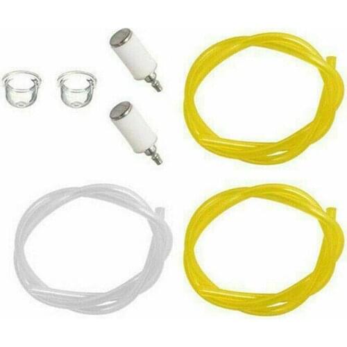 Fuel Line Pipe & Filter & Primer Bulb Kit For McCulloch Trimmer 210 240 241 250 String Trimmer Power Equipments Tool Parts