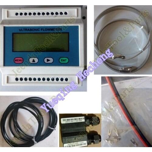 TDS100M+S2H+M2H+PT100 Ultrasonic Flow Heat Module Flowmeter Temperature Test