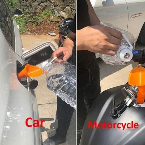 Funnel General Motorcycle Car Long Mouth Plastic Refueling Oil Liquid Spout Diesel Filling Tool Motor Car Accessaries